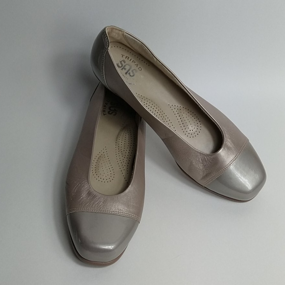 SAS Coco Ballet Flats Loafers Nude Pearl 8.5 N